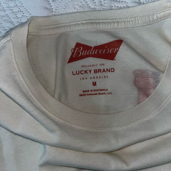 NWT Lucky Brand Budweiser Tee - Picture 6 of 6